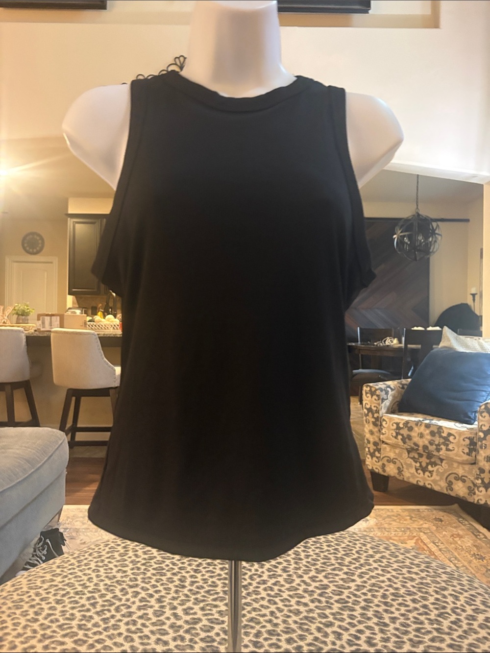 Classic Black Sleeveless Women’s Tank Top